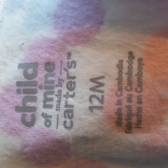 NWT Carters One Piece w/Footies Size 12 Months - Picture 7 of 8